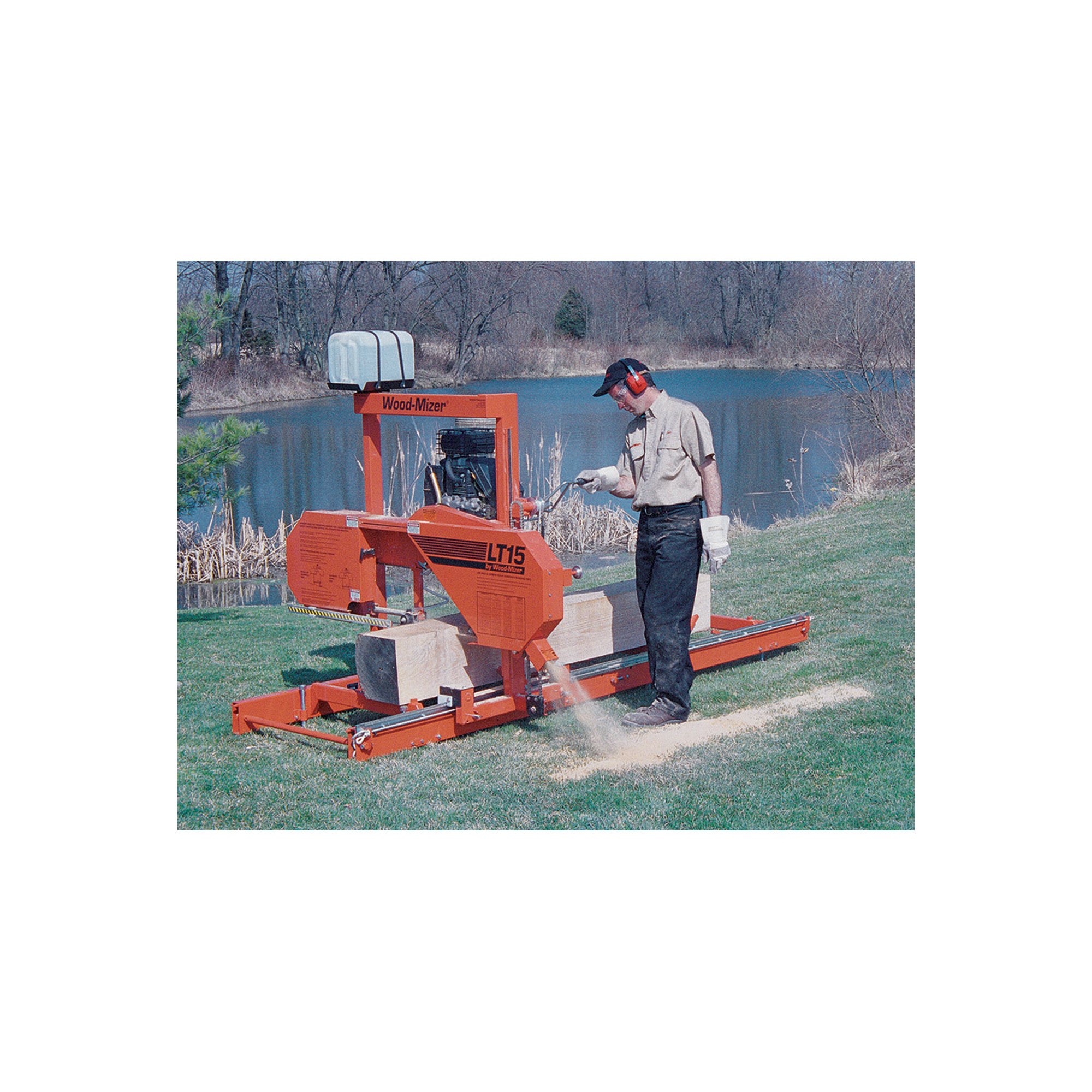 Wood Mizer Sawmill — 15 HP, Model# LT15G15